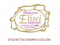 Etichette adesive per pasticcerie, bar, panetterie e gelaterie (mm 46x32)  (cod.11/I )